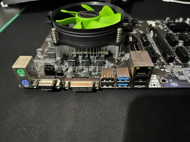 Placa mãe B250 BTC-12P suporta 12 gpu lga1151 ddr4, CPU CELERON e FAN