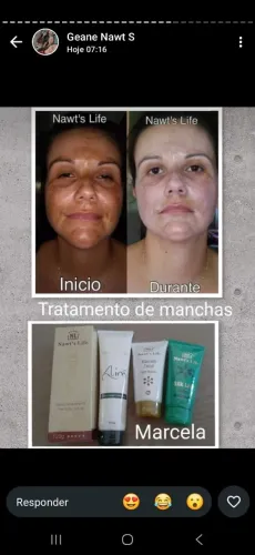 Produtos organicos para melasma.