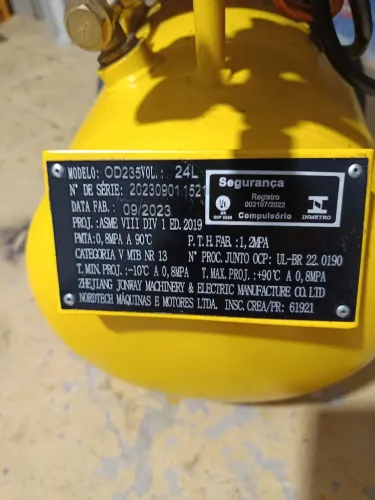 Compressor de ar tekna 24L novo