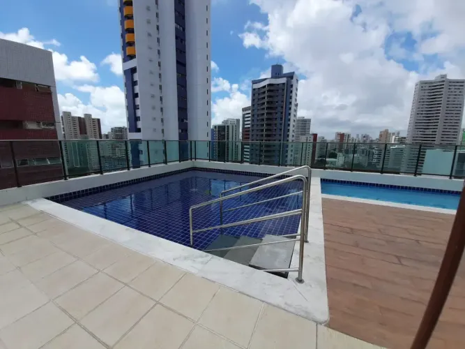 Alugo excelente flat mobiliado no Espinheiro - Recife - PE