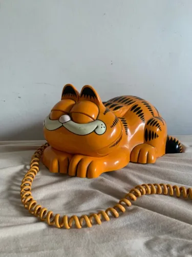 Telefone Vintage Garfield anos 80