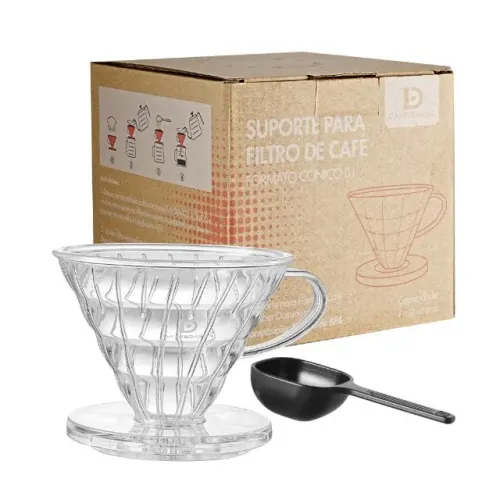 Porta Filtro Café V60 Days Brasil Tamanho 02