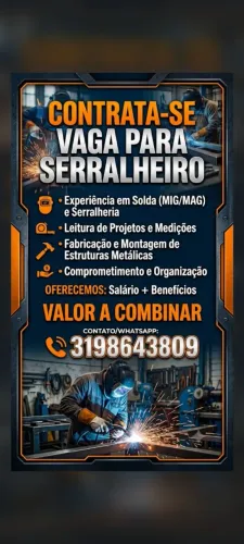 Vaga de serralheiro