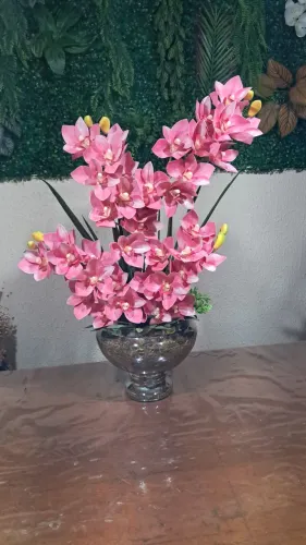 Vasos flores artificiais