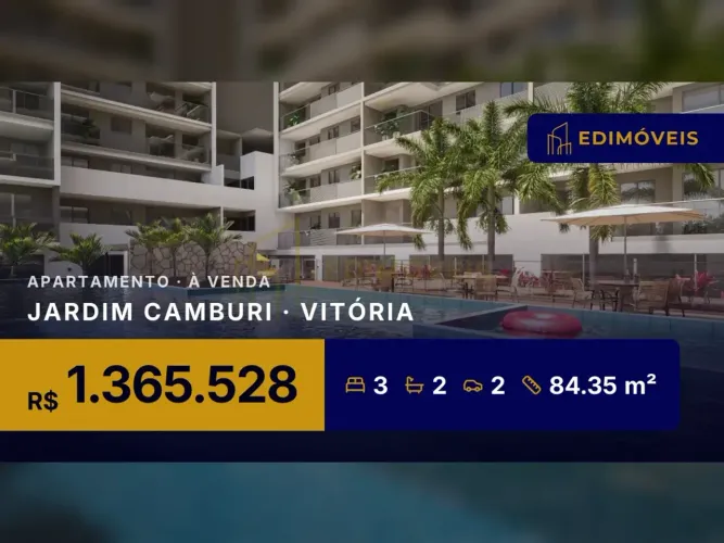 Apartamento 3 suítes no Jardim Camburi, perto de tudo que você precisa
