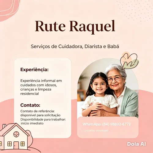 Estou disponível para início imediato disposta a aprender e a crescer profissionalmente
