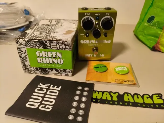 Pedal Dunlop Green Rhino Mark IV Overdrive Way Huge Whe 207 