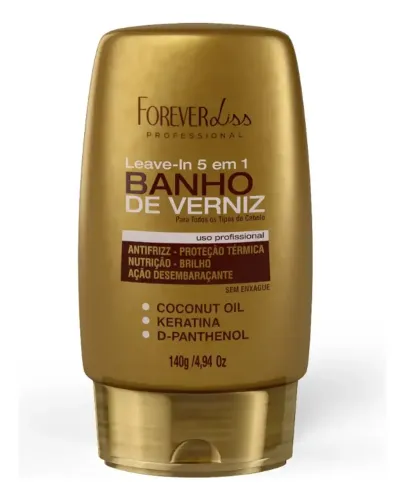 Leave In 5 Em 1 Banho De Verniz 140g Forever Liss