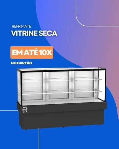 Balcão Vitrine Expositor natural Refrimate Vanguard em até 10x sem juros no cartão