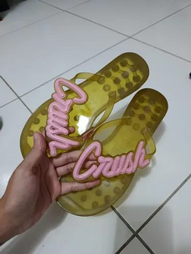 Chinelo flat melissa crush 2019