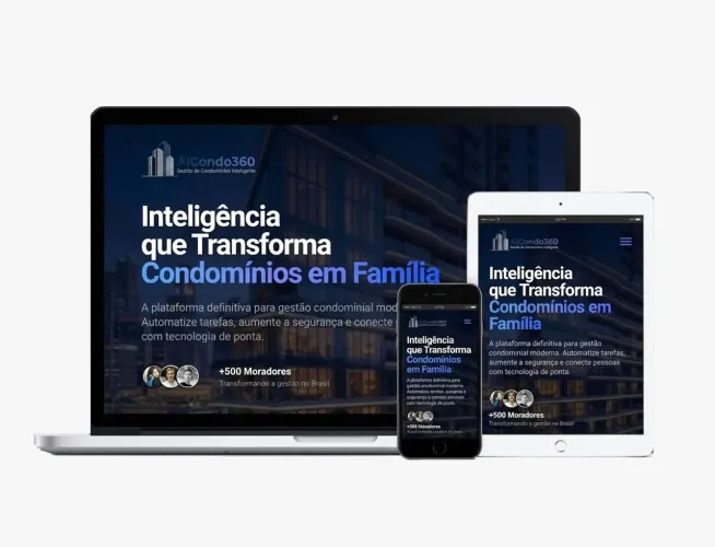Gestão de Condomínios- AiCondo360- Sistemas inteligente  de Gestão 