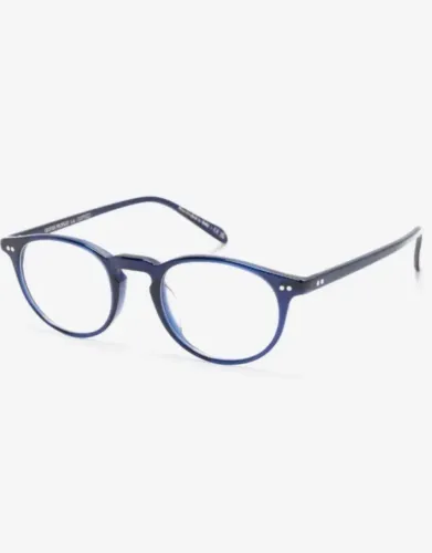 Óculos redondo pequeno vintage Oliver Peoples Riley