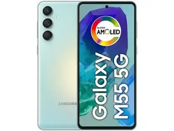 Samsung Galaxy M55 5G para peças (placa queimada)