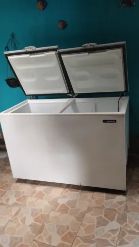 Freezer Horizontal Metalfrio 419 Litros 2 Tampas - Excelente Estado
