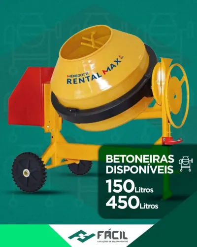 Betoneira venda e locação Aparti 115 