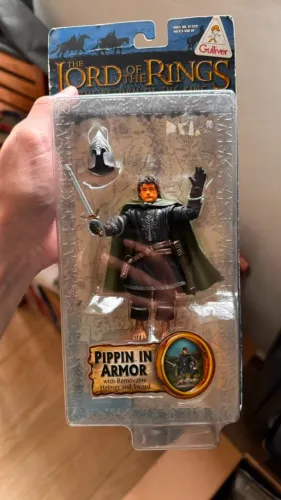 Boneco Vintage Pippin Gondor Amadura Senhor dos Anéis Hobbit Toy Biz action figure