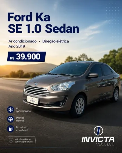Ford KA+ Sedan 1.0 Tivct Flex 4P 2019