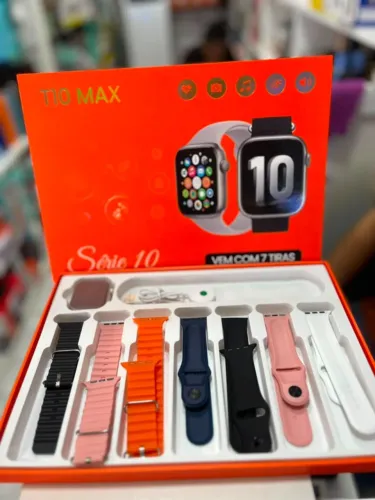 SmartWatch + 7 Pulseiras Extras - Lacrado | 1 Ano de Garantia | Em até 18x | Teresina-Pi