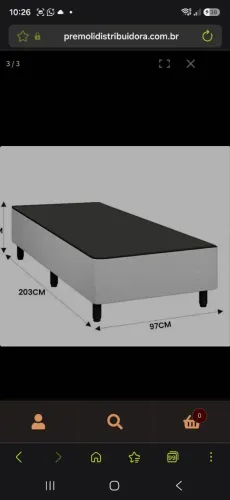 BASE 193X203X25 LIS PREMIUM KING NA MALHA CHAPEADA COR BRANCA PLUMATEX