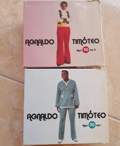 2 Boxes Agnaldo Timóteo- Anos 70 - Volumes 1 e 2 - CDs zerado- vendo tb separados