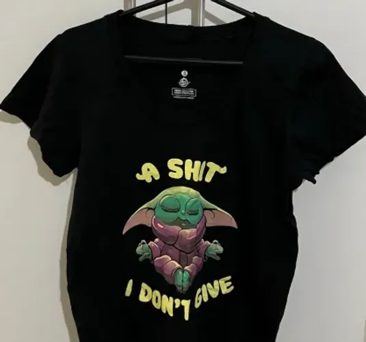 Camisa Yoda - a shit i dont give