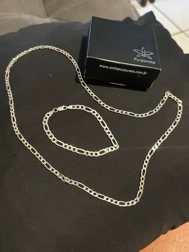 Conjunto de Prata masculino