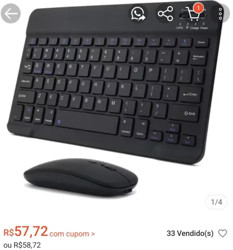 Mouse e Teclado Tab