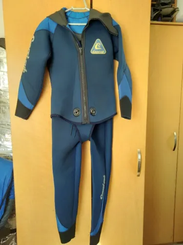 Roupa Mergulho Cressi 5mm Tamanho M Jardineira e Jaqueta