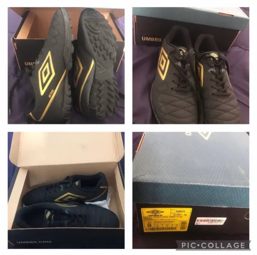 Chuteira Umbro Fut 7 tamanho 38 NOVO na caixa R$ 110,00