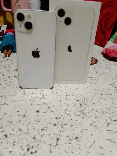 iPhone 13 128 giga de memória bateria 100 por cento tem caixa e nota