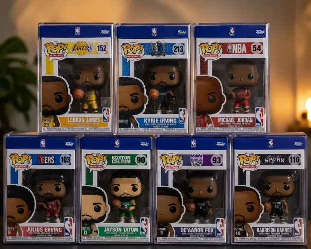 Coleção Funko Pop NBA Original - 7 unidades - Estado de Colecionador