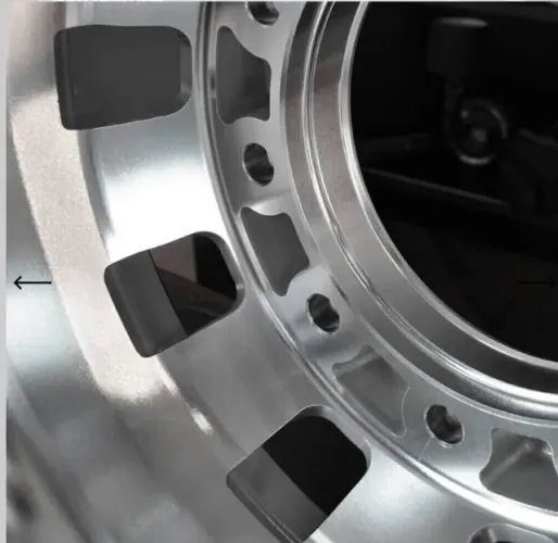 Roda de Alumínio Caminhão Aro 22,5 x 8,25 Alto Brilho Borda Larga