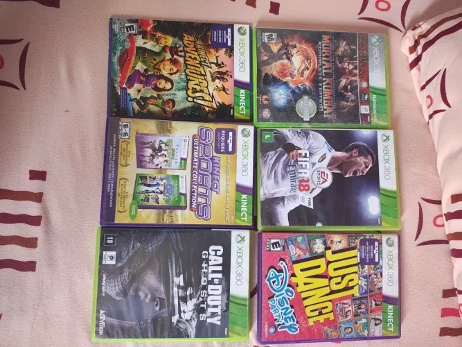 KIT 6 JOGOS ORIGINAIS XBOX 360