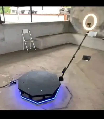 Plataforma 360 Giratória Completa Controle Remoto Spinner
