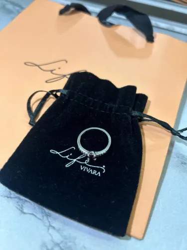 Anel Life Vivara - Tam 15 (Prata com Pedras)