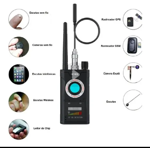 ? PROTEJA SUA PRIVACIDADE! DETECTOR ANTIESPIÃO K18S ?