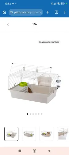 Gaiola para coelho
