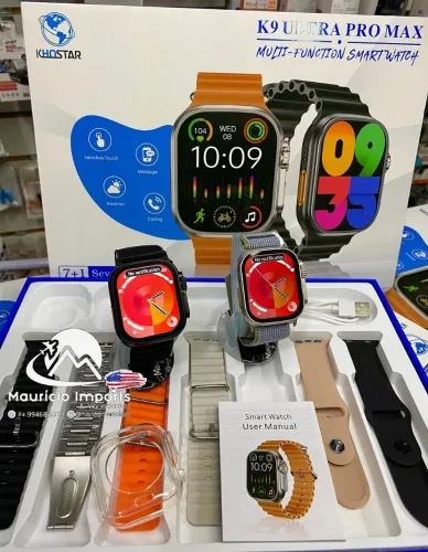 Smartwatch Relógio Ultra Pro Max Séries Com 7 pulseiras Atacado e Varejo.. <br><br>