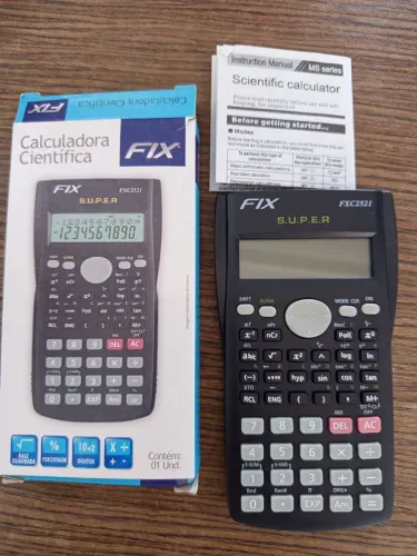 Vendo calculadora científica da FIX modelo fxc 2521