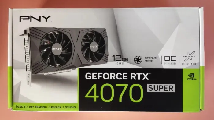 (Somente Venda) GPU NVidia RTX 4070 Super Pny 12GB Placa de Vídeo Geforce