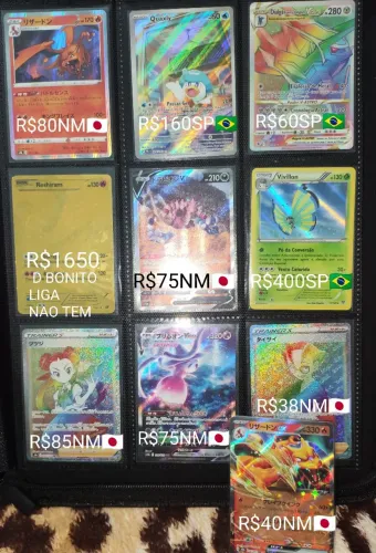 Cartas pokémon raw