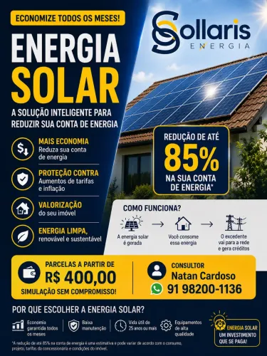 Energia solar fotovoltaica | projeto e instalação
