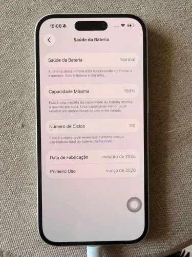 iPhone 16 128GB Impecável + 10 Capinhas