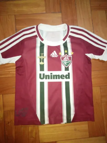 Camisa Fluminense Adidas 2008 Infantil/Juvenil Original - Unimed