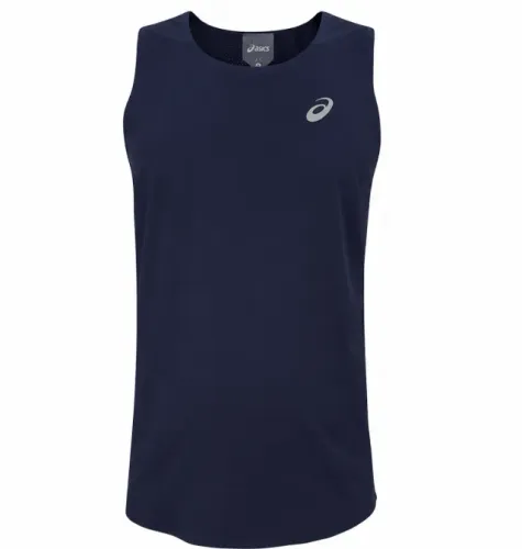 camiseta regata asics selada azul - masculina