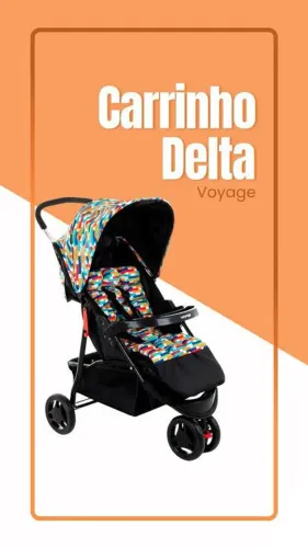 Carinho de bebê da marca Delta Voyage