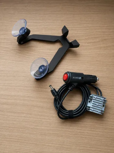 Cabo com estabilizador + suporte de painel para Starlink Mini