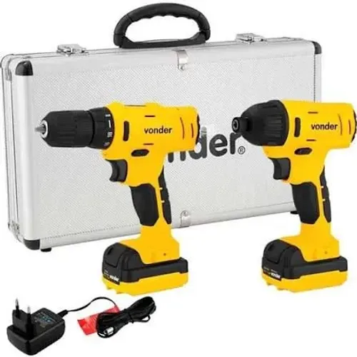 Conjunto Parafusadeira / Furadeira e Parafusadeira de Impacto 12 V