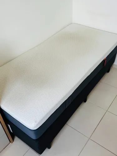 Colchão Emma Original Solteiro + Cama Box Emma 88 x 188 cm