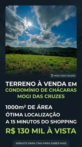 Terreno a 15 minutos do shooping de Mogi 